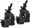 sourcing map Light Truss Clamps, Aluminum Alloy Stage Lighting Pipe O Clamp for 1.22-1.38inch & 1.77-2.05inch OD Tube Max Load 220Lb Double Buckle, 2Pcs, Black