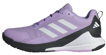 adidas Damen Novaflight 2 Indoor Shoes, Powder Plum/Zero Metalic/Core Black, 40 2/3 EU