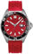 ASSARTO® - Herren Uhr Automatik (Rot) mit Schweizer Quarzwerk, 316L Edelstahl Gehäuse & Silikon-Armband - Männer Herrenuhr & Armbanduhr Datumsanzeige (Seapearl Collection) analog wasserdicht