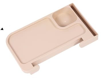 Camping Chair Side Table Tray, Recliner Chair Clip On Side Desk Storage Tray, Portable Chair Cup Holder, Multipurpose Outdoor Gravity Chair Tray for Camping Accessories