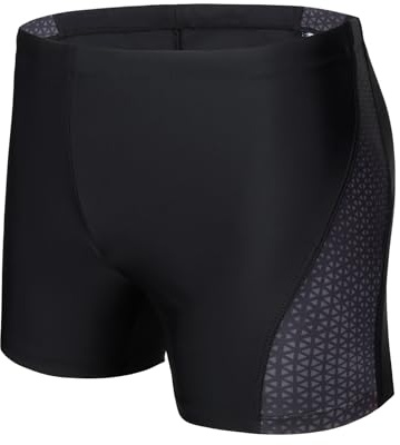 AMZSPORT Maillot de Bain Homme Short de Bain à Séchage Rapide Boxer de Plage avec Cordon de Serrage