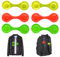 ertlutw 6 Stück Magnet Reflektoren,Reflektierende Ansteckmagnete Maximale Sichtbarkeit,Reflektor Clips Anhänger Geeignet für Jacke,Reflektor Clips Anhänger,Reflektor für Rucksack,Joggen und Laufen
