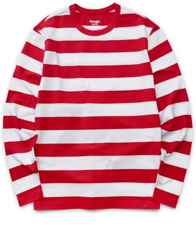 Mens Striped Long Sleeve T Shirt