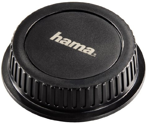Hama Objektiv-Rückdeckel für Canon EOS, Drehbar, Schwarz
