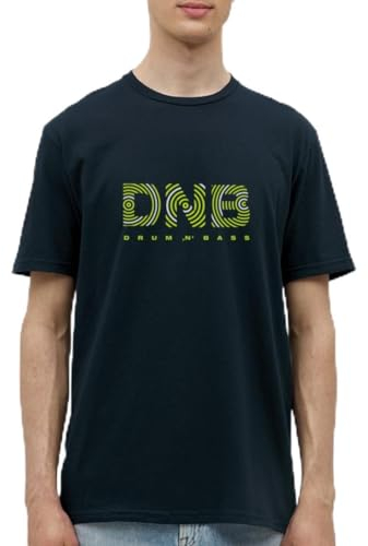 Spreadshirt Drum and Bass DNB Männer T-Shirt, XL, Navy
