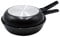 Pentole Agnelli COFA43228 - Fornetto Doppio con due manici plastici, Alluminio Antiaderente, Nero, Ø 28 cm