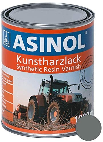 ASINOL Schlüter Grau Kunstharzlack Traktorlack Landmaschinen 1 L