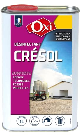 DESINFECTANT ANTIBACTERICIDE FONGICIDE CRÉSOL - 1 Litre