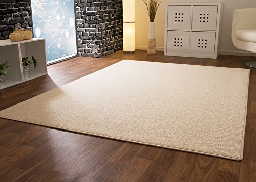 Steffensmeier Designer Teppich Modern Berber Wellington in Sand, Größe: 120x180 cm