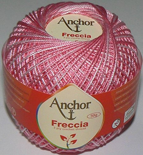 50g Anchor Freccia - Farbe: 1201 - Verlauf rosa - Stärke 12