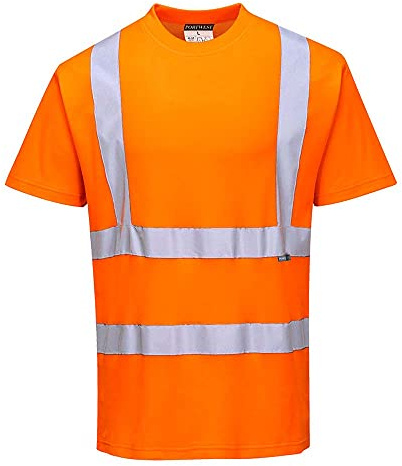 Portwest S170ORRS Cotton Comfort T-Shirt S/S, Small, Orange