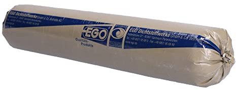 Mastic de vitrage - Mastic de fenêtre pour le vitrage simple des fenêtres - Poupée de 1 kg - Plastique souple - Convient pour les cadres en bois et en métal - Fabriqué en Allemagne