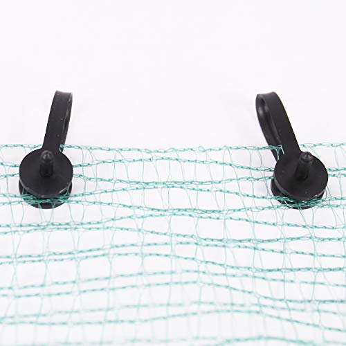 Gardening Naturally Plastic Netting Clips In Black Great For Attaching Netting Together Different Packs Available (Pack Of 100)