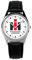 KIESENBERG Armbanduhr Harvester Traktor Trecker Geschenk Artikel Idee Fan Damen Herren Unisex Analog Quartz Lederarmband Uhr 36mm Durchmesser B-1378