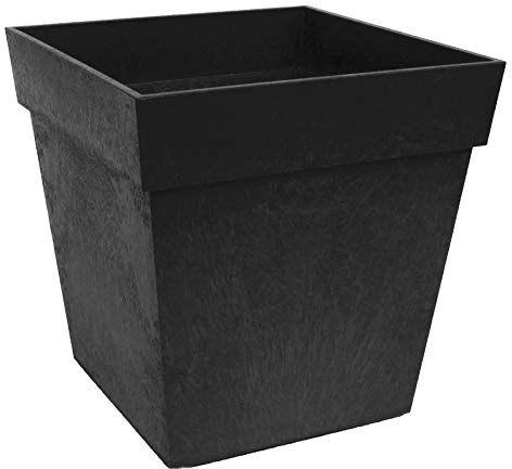 Eco Garden 33cm Symphony Recycled Rubber Plant Pot Slate