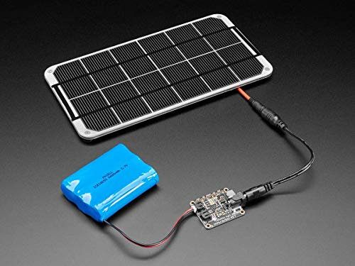 Adafruit Cargador universal USB/DC/Solar de iones de litio/polímero, 1000 mA, 5 V, para baterías