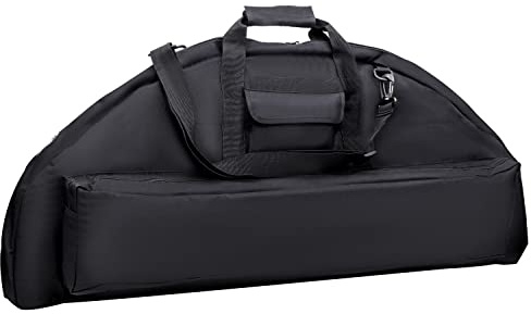 Jaegvida Große Kapazität Jagd Bogen Tasche mit Pfeil Tasche Weiches Bogenetui