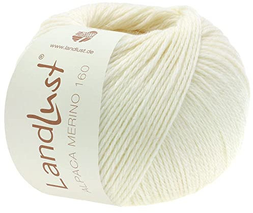 LANA GROSSA Landlust Alpaka Merino 160 | Klassisch verzwirntes Garn aus Merino & Alpaka | Handstrickgarn aus 50% Schurwolle & 50% Alpaka (Baby) | 50g Wolle zum Stricken & Häkeln | 160m Garn FB 415