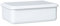 Riess, 0417-033, Vorratsbehälter mit Deckel, 23x15x7cm, Emaille, Design SERVE + STORE, WEISS, Gewicht 0,63kg, LBH: 23,4 x 15,7 x 7 cm