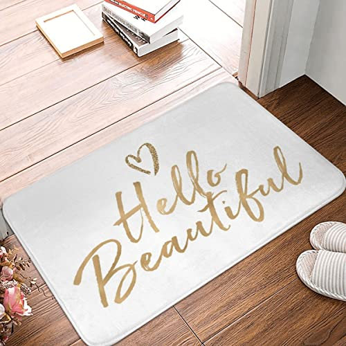 Yacanna Fußmatte für Innen Eingang Fußmatte Bullterrier-Fußmatte Teppich Fußmatte Badematte rutschfest Eingang Küche Schlafzimmer Waschbare Fußmatte-40x60cm