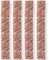 AKH® Christmas Tinsel Garland | 5m Length | Metallic Rose Gold Xmas Hanging Decoration