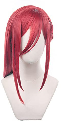 Anime Cosplay Perücke für Blue Lock Bachira Meguru Cosplay Perücke kurzes schwarzes gelbes Haar mit gratis Perückenkappe (Hyoma Chigiri)