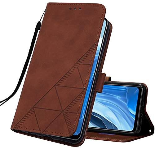 IMEIKONST Compatible with Samsung Galaxy Z Fold 4 5G Wallet Case, Premium PU Leather Magnetic Closure Card Slots Holder Folio Flip Stand Function Shockproof Cover for Samsung Z Fold 4 5G. Brown YBS