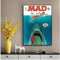 Poster Der Weiße Hai Poster, Vintage-Filmplakat, Kunst-Dekor, Wandkunst, Bilder, Leinwand, Malerei, Poster Und Drucke, Heimdekoration 50X70Cm Kein Rahmen