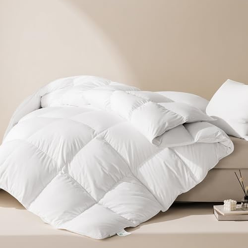 LeWinBedding Daunendecke mit Gänsefedern, 304,8 x 248,9 cm