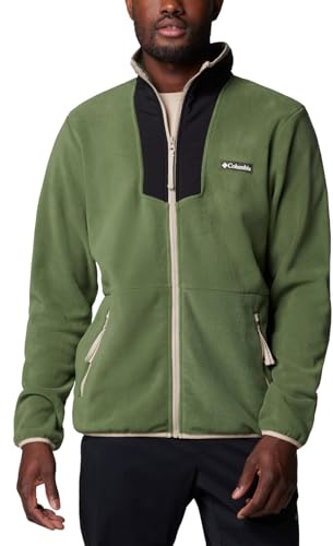 Columbia Sequoia Grove Herren-Fleece mit durchgehendem Reißverschluss, Canteen/Black/Ancient Fossil, XL