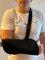 Ortones - Tutore per Braccio e Spalla con Cinghia Antirotazione – Sling Immobilizzatore Bilaterale - Taglia Universale - Supporto e Sostegno – Nero