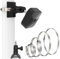 Honecumi Blink Camera Pole Mounting Bracket, 4X Adjustable Pipe Clamp, 1 Mount+4 Iron Ring, Black, Metal Frame, Pole Mount