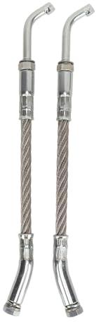 Juego de 2 Rascadores de Hielo para Motos de Nieve, 1201 DF, Rascadores de Hielo Universales para Cables de Motos de Nieve, Rascadores de Hielo de Acero de Aleación para Motos de