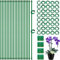 Orchideen Stäbe, Orchideen Pflanzenstütze mit 40 Clips Pflanzen und 16 Verbindungsrohr, Pflanzenhalter für Orchideen, Rose, Tomaten,20 Stück 30 cm