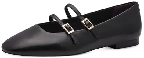 Tamaris Ballerina Damen Elegant schwarz,EU 36