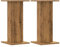 vidaXL Lautsprecherständer 2 STK., Hoher Boxenständer, Lautsprecherpodest für HiFi Heimkino Surround Sound, Verbessertes Audio-Hörerlebnis, Artisan-Eiche Holzwerkstoff