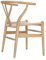 FSDFKPOP Wishbone Massivholz-Y-Stuhl, Mid-Century-Armlehnen-Esszimmerstuhl, Hanfsitz (Esche-Walnuss)(Ash Black Rope,Pack of 2)