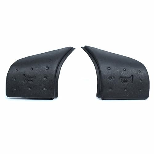 Generisch Lenkradbezug Hupenknöpfe Abdeckung Kompatibel Mit Opel Meriva A Corsa C Tigra B Lenkradhupenknopf Schwarz Gummi