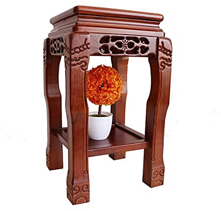 Holzvase, Aquarium-Holzständer, quadratischer Blumenständer, Ulmen-Bonsai-Tisch, Couchtisch, Aquarium-Rack-Basis, seltsamer Steinrahmen, Blumenhocker, Ausstellungsständer-Basis