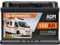 EXAKT AGM Batterie 100Ah 12V Solarbatterie Wohnmobil Batterie Bootsbatterie Versorgungsbatterie Camping Solar