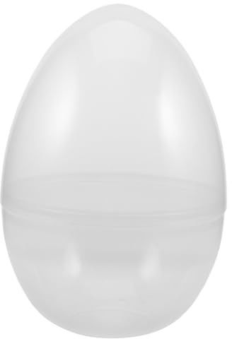 VILLFUL Huevo Gigante Transparente Para Bricolaje 30x20 Cm Contenedor Redondo Vacío Para Regalos Navideños y Fiestas Diy Caja Para Dulces y