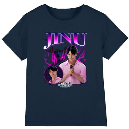 Kpop Demon Hunters Unisex Kid's K-pop Demon Hunters Jinu Bootleg T Shirt