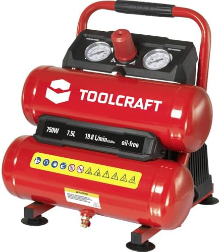 TOOLCRAFT Druckluft-Kompressor 7.5 l 8 bar
