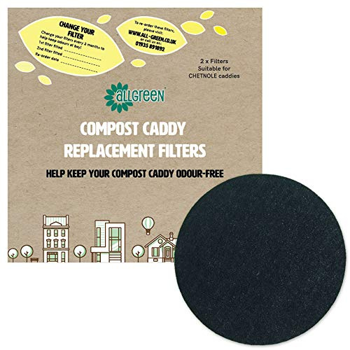 Compost Caddy Spare Filters - For Chetnole Ceramic Caddies (2 Pack)