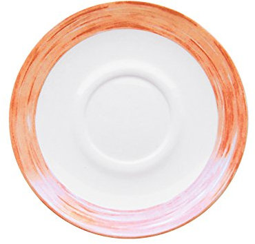 Arcoroc Orange Dessertteller 14cm, 6 Stück, Rund, Spülmaschinengeeignet