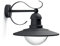 Philips Topiary Wandleuchten für den Außenbereich, E27-Fassung, wasserfest, schwarz, IP44 wetterfest, 35 x 30 x 29 cm