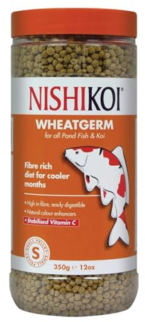 Nishikoi Wheatgerm Complete Food for Koi and Pond Fish - Small Pellets - 350g