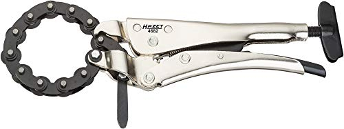 Hazet 4682 Tagliatubi a Catena, Argento, Lunghezza 255 mm