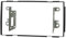 tomzz Audio 2438-013 Doppel DIN Radioblende kompatibel mit Nissan Qashqai Bj.2007-2013