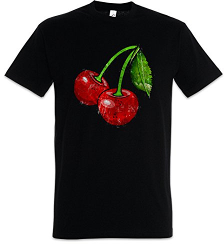 Urban Backwoods Oldschool Cherries Vintage Logo I Herren T-Shirt